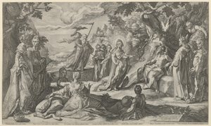 Urteil des Midas von Hendrick Goltzius