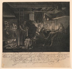 Jupiter und Merkur als Gäste von Philemon und Baucis