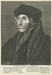 Porträt von Desiderius Erasmus von Hendrick Lambertsz. Roghman