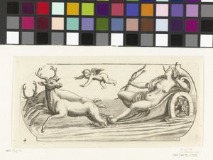 Diana auf einem Streitwagen von Hendrick de Keyser (I)