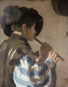 Bube spielt eine Pfeife von Hendrick ter Brugghen
