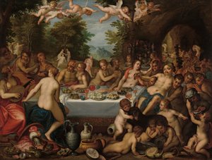 Göttermahl – Hochzeit von Bacchus und Ariadne (Kopie nach)