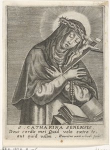 St. Katharina von Siena von Hendrick van Schoel