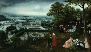 Detail von Landschaft im Frühling