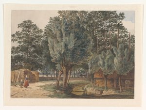 Auf dem Landgut Houdringe bei De Bilt von Hendrik Abraham Klinkhamer