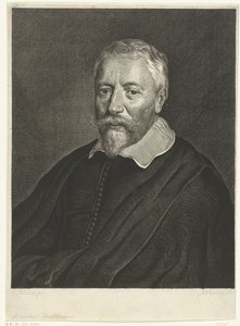 Porträt von Albertus Huttenus von Hendrik Bary