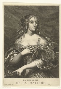Porträt von Louise Françoise de La Baume Le Blanc de la Vallière von Hendrik Bary