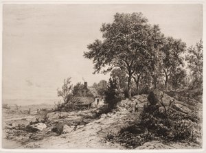 Hütte am Meer von Hendrik Dirk Kruseman van Elten