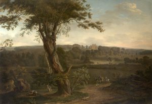Wollaton Hall Park, Nottingham, 1795 von Hendrik Frans de Cort