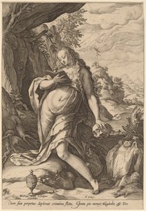 Die reuige Maria Magdalena von Hendrik Goltzius