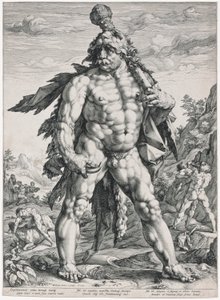 Der große Herkules von Hendrik Goltzius