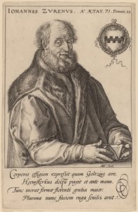 Johannes Zurenus (Jan van Zuren) von Hendrik Goltzius after Maerten van Heemskerck