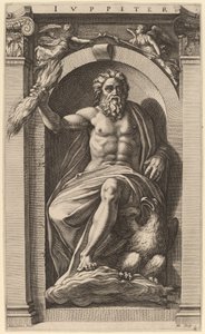 Jupiter von Hendrik Goltzius after Polidoro da Caravaggio
