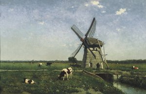 Landschaft mit Windmühle bei Schiedam, 1873