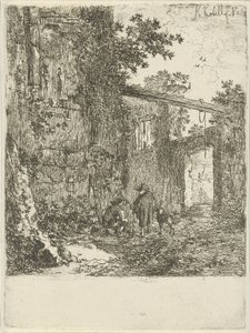 Bewachsene Ruine