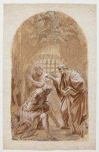S. Peter tauft S. Processus und S. Martianus von Hendrik Krock