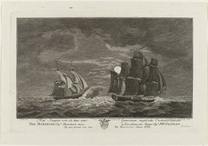 Sextroh jagt auf die Marianne, 1782