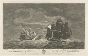 Sextroh jagt auf die Marianne, 1782