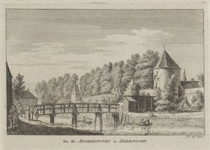 Ansicht des Sint Andriespoort in Amersfoort