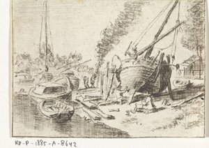 Schiffswerft A von Hendrik Spilman