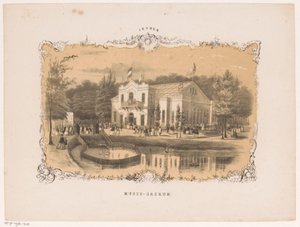 Ansicht des Konzertsaals von Arnheim von Hendrik Wilhelmus Last (attributed to)