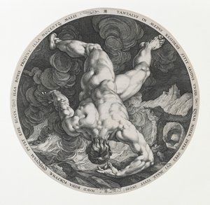 Tantalus, aus den Vier Schandflecken von Hendrik and Cornelisz. van Haarlem Cornelis Goltzius