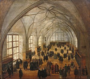Die Vladislav-Halle im Schloss in Prag