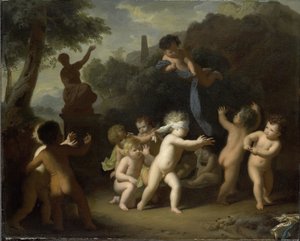 Putti beim Spielen