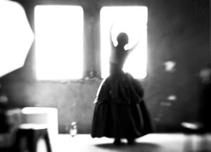 Elegante Tänzersilhouette