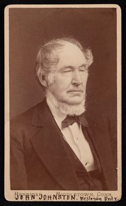 Porträt von John Johnston 1806-1879, vor 1876 von Hennigar Bros