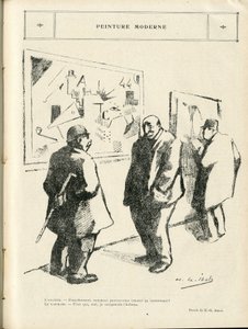Illustration von H. G. Ibels (1867-1936) in Le Rire, 04/02/22 - Moderne Malerei - Kunst, Antisemitismus, Avantgarde - Jüdisch von Henri Gabriel Ibels