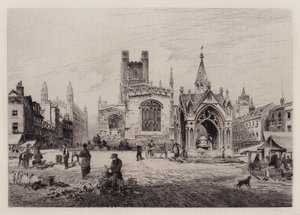 Cambridge: Market Hill von Henri (after) Toussaint