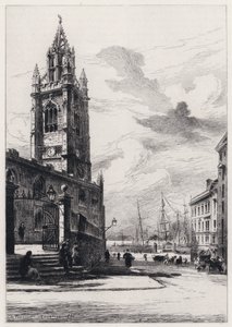 St. Nicholas Kirche, Liverpool (Radierung)