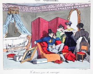Der letzte Tag der Witwenschaft, Illustration aus 