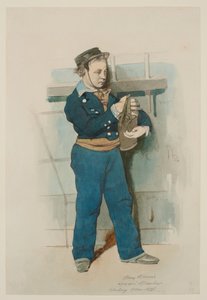 Junger Seekadett von Henri Bonaventure Monnier