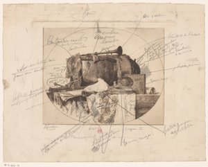 Stillleben mit Musikinstrumenten von Henri Charles Guérard