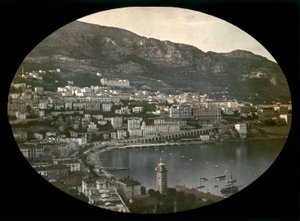 Die Stadt und der Golf von Monaco