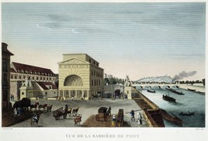 La barrier de Passy, um 1820 in „Vues de Paris“