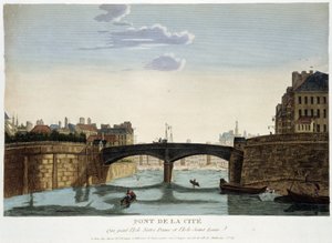 Le Pont de la Cité - in „Views of Paris“ von Courvoisier