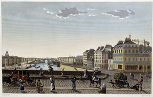 Paris, die Pont Notre-Dame - in „Vues de Paris“ von Courvoisier