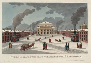 Das Sankt Petersburger Kaiserliche Bolschoi-Kamenny-Theater