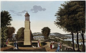 Ansicht von St Cloud und Umgebung - in "Vues de Paris" von Courvoisier