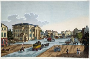 Ansicht der Barrière St Denis - in „View of Paris, circa 1810: the Barriers of Paris“ von Courvoisier