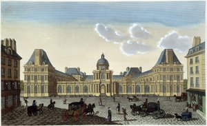 Ansicht des Palais du Luxembourg, ca. 1820 - in „Vues de Paris“ von Courvoisier von Henri Courvoisier Voisin