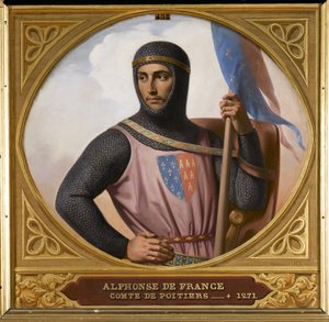 Prinz Alphonse von Poitiers, Graf von Toulouse von Henri Decaisne