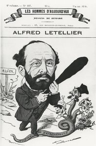 Karikatur von Alfred Letellier, aus 