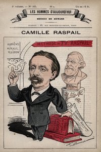 Karikatur von Camille Raspail (1827-1893), englischer Politiker, aus 