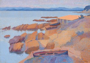 Calanque des Antibois, 1891-1892 von Henri Edmond Cross
