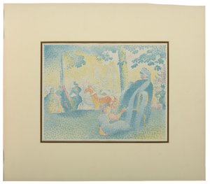 Les Champs Élysées, aus Pan, 1898 von Henri Edmond Cross