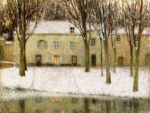 Kleiner Fleck am Wasser von Henri Eugene Augustin Le Sidaner